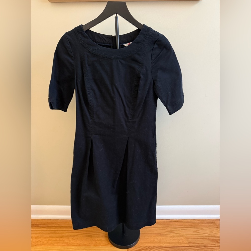 Boden Classic Black Midi Dress